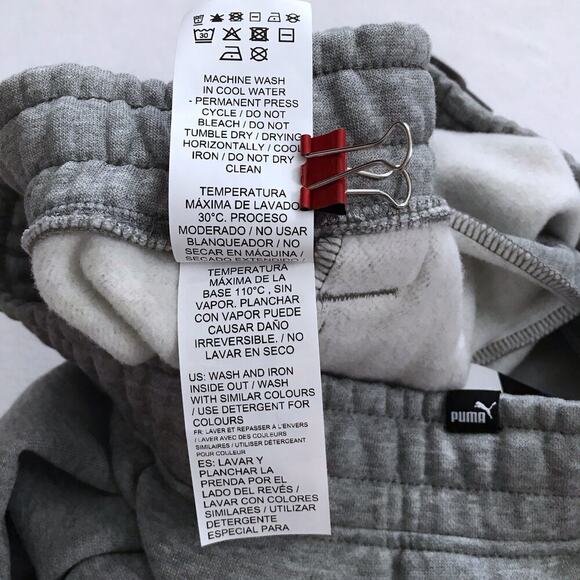 Puma NWOT Performance Gray Sweat Shorts Men L - Picture 9 of 10